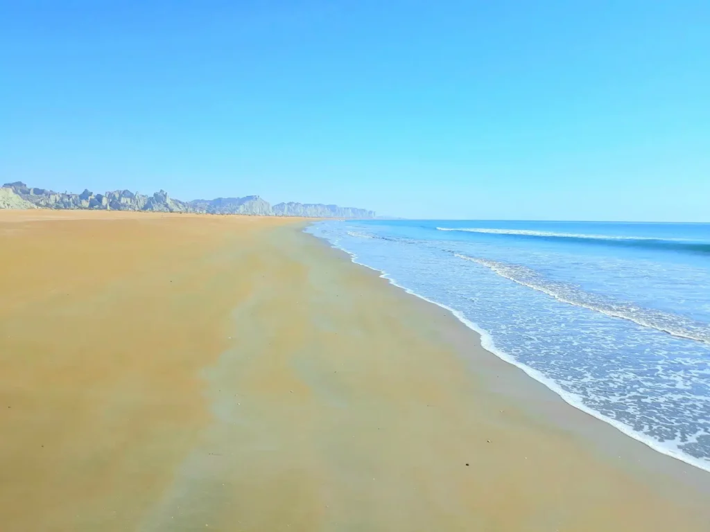 Golden beach