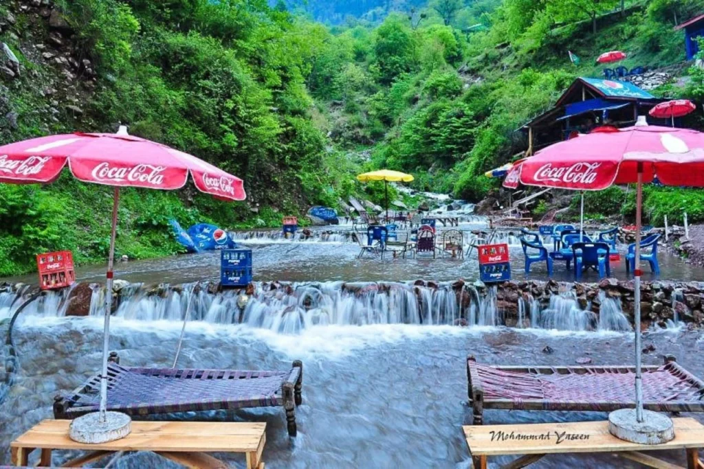 Kiwai Wterfall Abshar Cafe